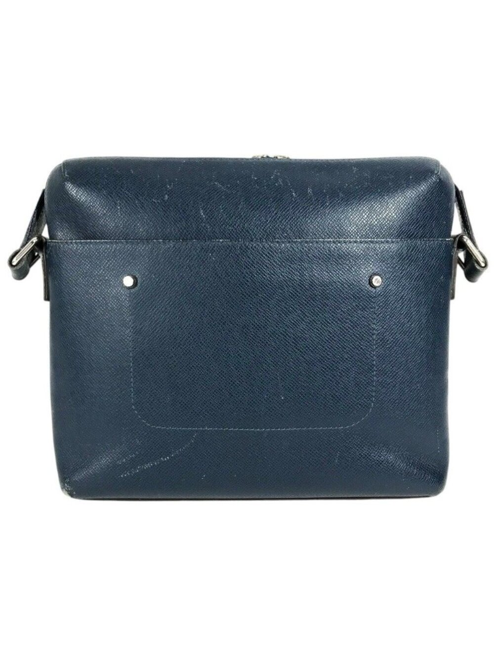 Louis Vuitton Shoulder Bag Grigori Messenger PM Taiga Leather Navy